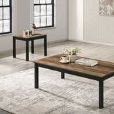 Findlay 3 Pc. Table Set Model Fm42900Br-3Pk-End Table By Furniture Of America